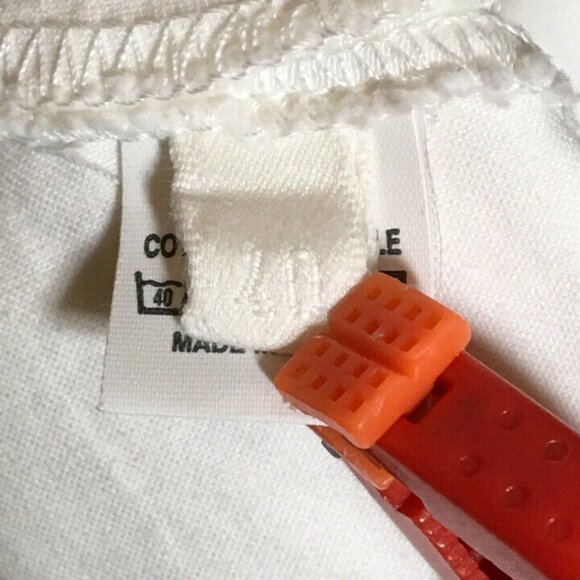 Jimmy Taverniti White Snap Front Military Jacket - Picture 12 of 12